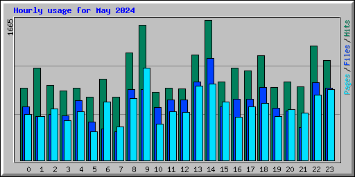 Hourly usage for May 2024